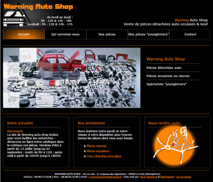 Catherine Praud - Webmaster - Warning Auto Shop